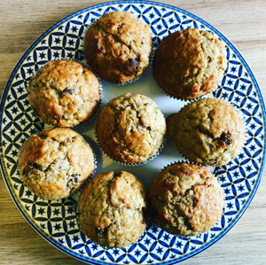 Bananen-Haferflocken-Muffins