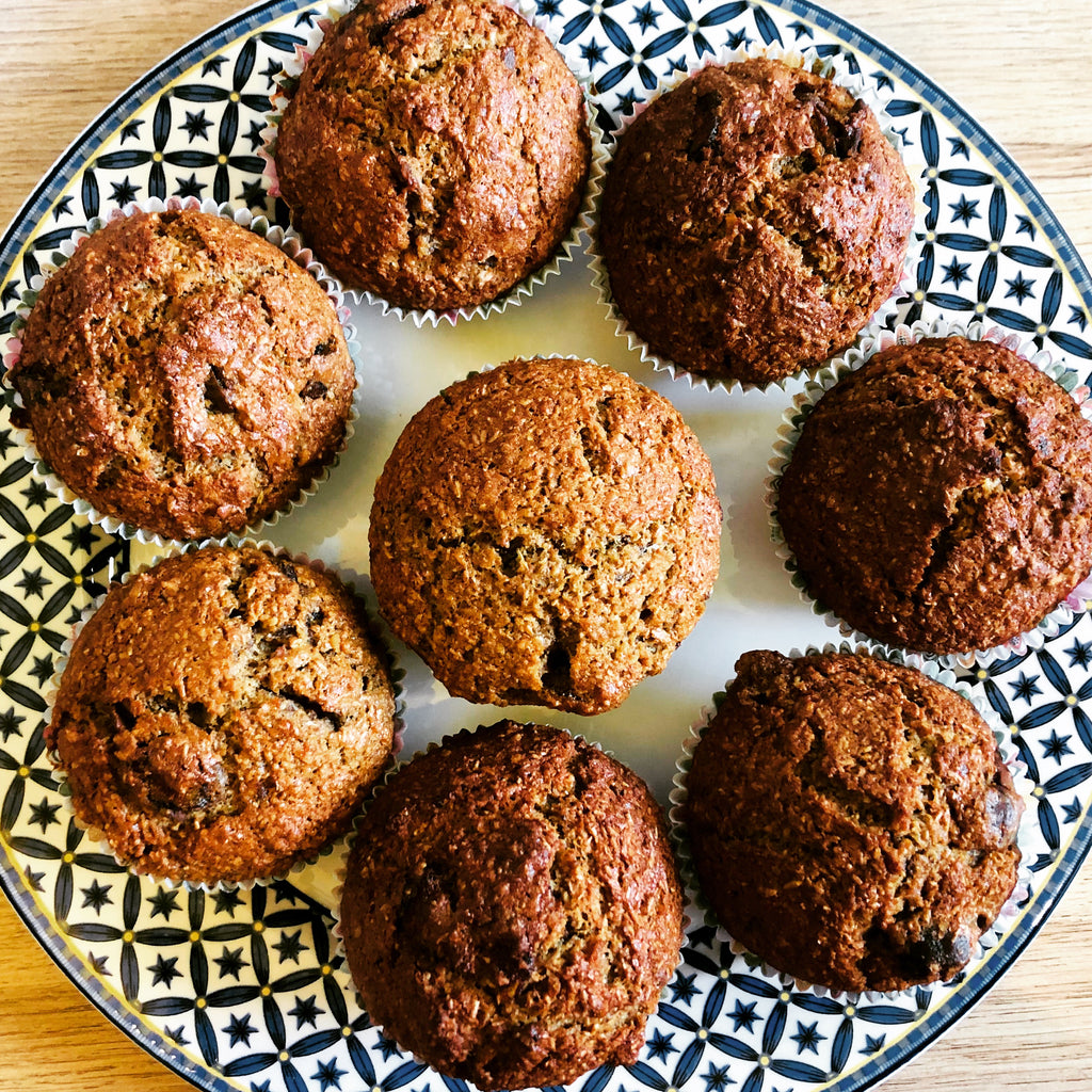 Dattel-Weizenkleie-Muffins