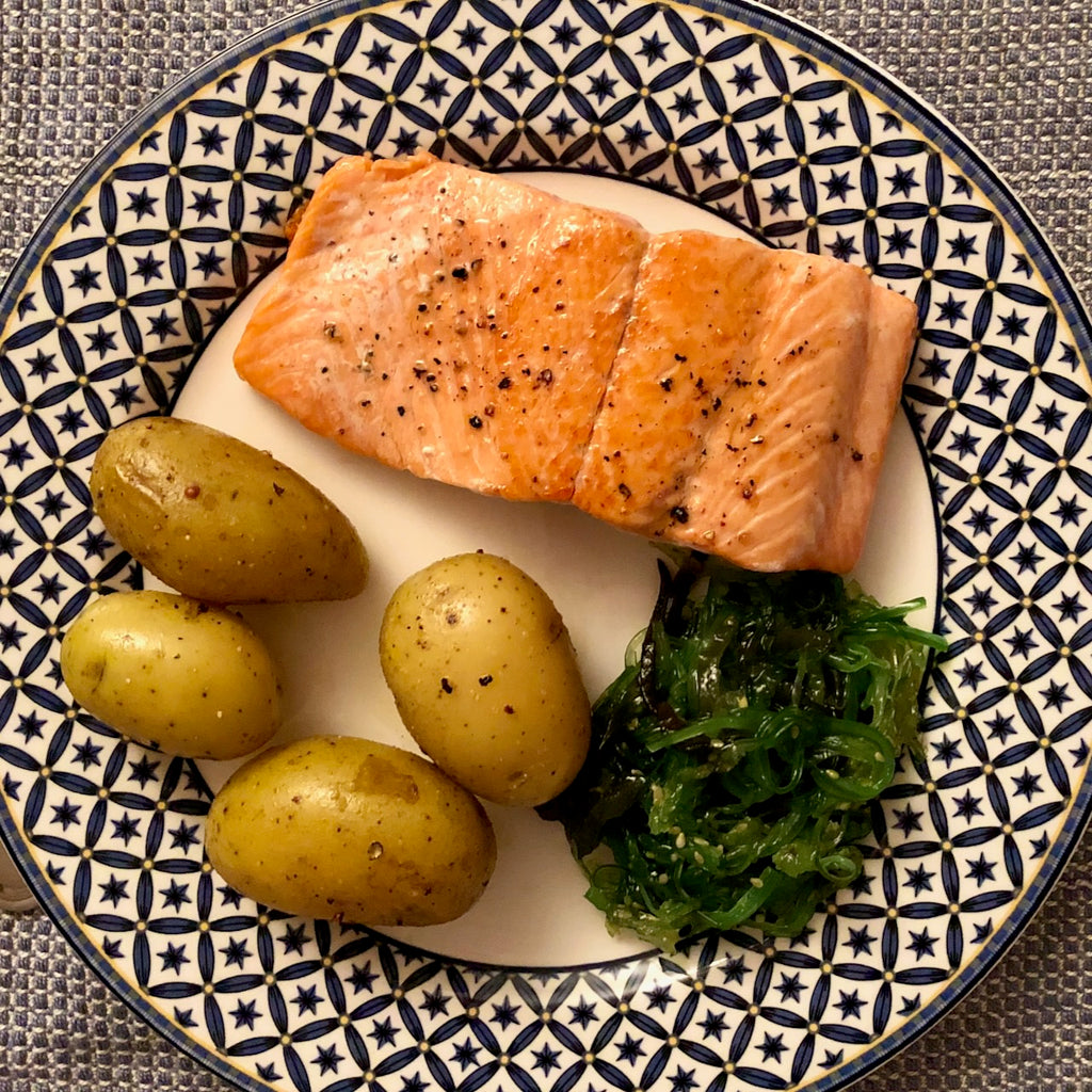 Lachs mit Ahornsirupglasur
