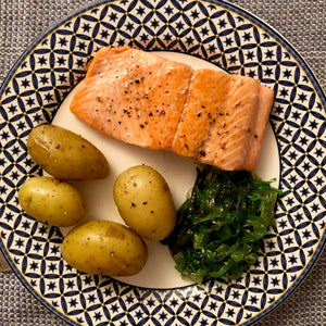 Lachs mit Ahornsirupglasur