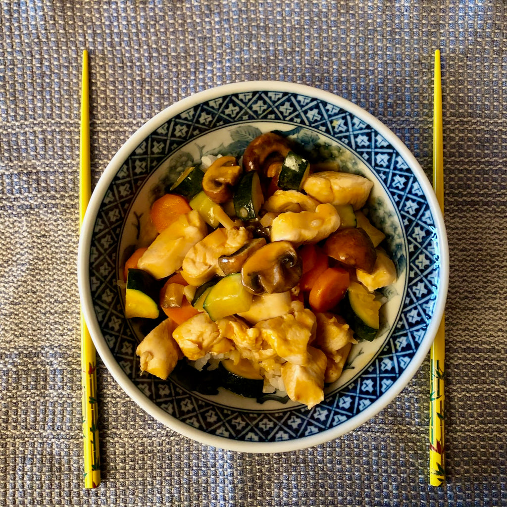 Rotes Curry mit Ahornsirup