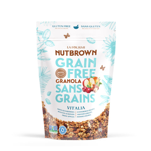 Fourmi Bionique, glutenfreies Knuspermüsli, Vitality, Nutbrown - Gluten free - 180g