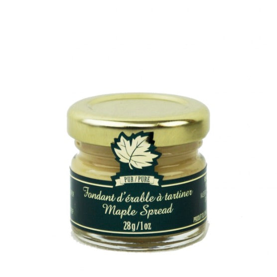 La Ferme Martinette Pure maple spread - pure Ahorncreme aus Kanada, Golden, Glas, 28g