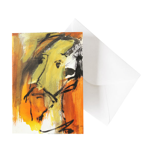 Kunst-Grußkarte "Le vrai Don Quichotte" Basque