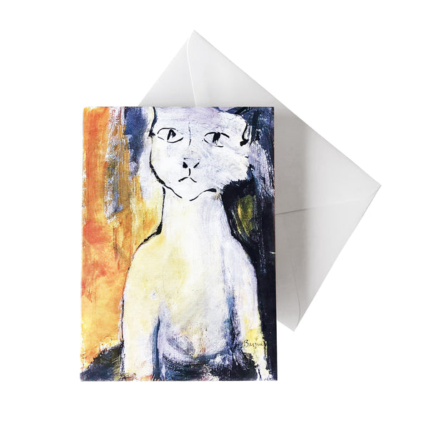 Kunst-Grußkarte "Mistigri" Basque