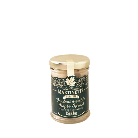 La Ferme Martinette Pure maple spread - pure Ahorncreme aus Kanada, Golden, Glas, 85g