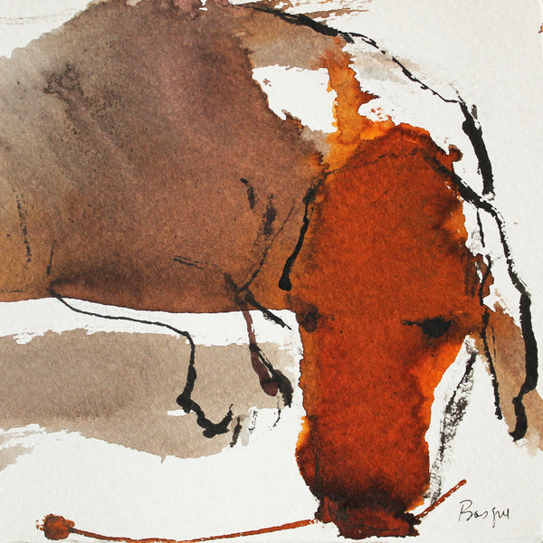 Kunst-Grußkarte "Vie de chien" Basque