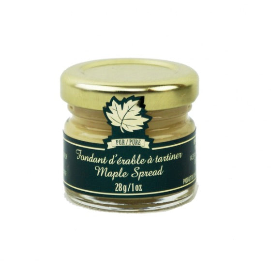 La Ferme Martinette Pure maple spread - pure Ahorncreme aus Kanada, Golden, Glas, 28g