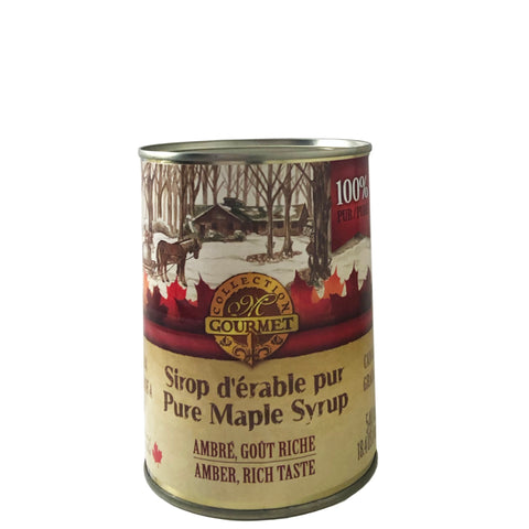 La Ferme Martinette Pure maple Syrup - purer Ahornsirup aus Kanada, Amber, traditionelle Dose - Can 540ml