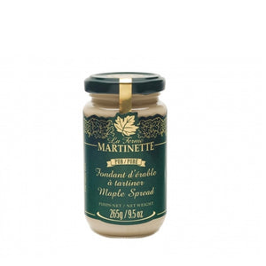 La Ferme Martinette Pure maple spread - pure Ahorncreme aus Kanada, Golden, Glas, 265g