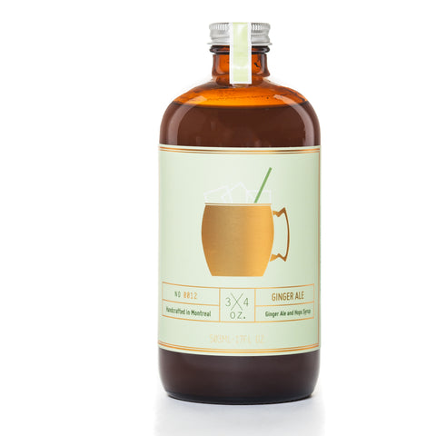 3/4 oz, Ginger Ale - alkoholfreies hausgemachtes Konzentrat - 500ml