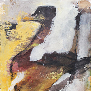 Kunst-Grußkarte "Le marcheur ami des brumes et des brouillards" Basque
