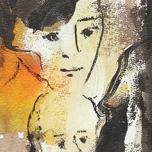 Kunst-Grußkarte "Telle mère telle fille souvent" Basque