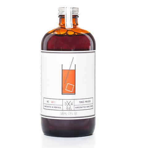 3/4 oz, Tonic Maison - alkoholfreies hausgemachtes Konzentrat - 500ml